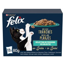 Heerlijke Plakjes | Kattenvoeding | Adult | Gelei | Vis