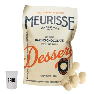 Meurisse | Chocolade | Wit | Culinair 220 gr