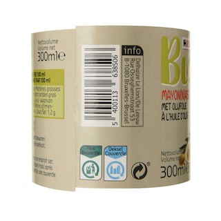 Delhaize | Bio | Sauce | Mayonnaise | Huile d'olive | Bio 30 cl