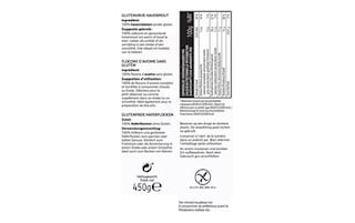 Delhaize | No gluten! | Havermout | Glutenvrij 450 gr