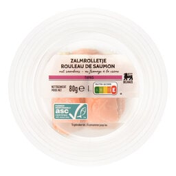 Delhaize | Rouleaux saumon | Fromage frais 