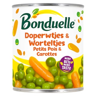 Bonduelle | Doperwten-Wortelen | Zeer fijn 