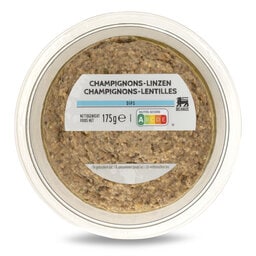 Delhaize | Dip légumes | champignons et lentilles 