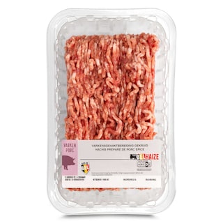 Delhaize | Hachis préparé| Porc | 100% | Epicé 500 gr