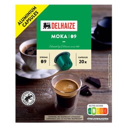 Delhaize | Café | Moka | Alu | 20Caps 