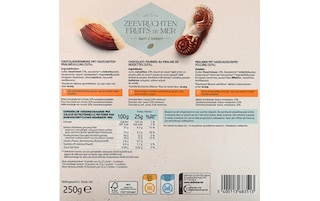 Delhaize | Chocolat | Pralines fruits de mer 250 gr