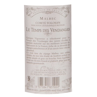 France - Frankrijk | Sud-Ouest - IGP Comte Tolosan | Le Temps des Vendanges Rosé 
