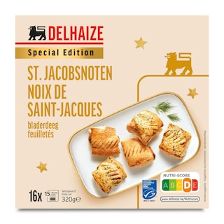 Delhaize | Mix | Pâte feuilletée | Coquilles St Jacq 