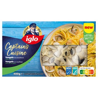 Iglo | Captain's Cuisine | Vongole | Schaaldieren | Witte wijn 400 gr