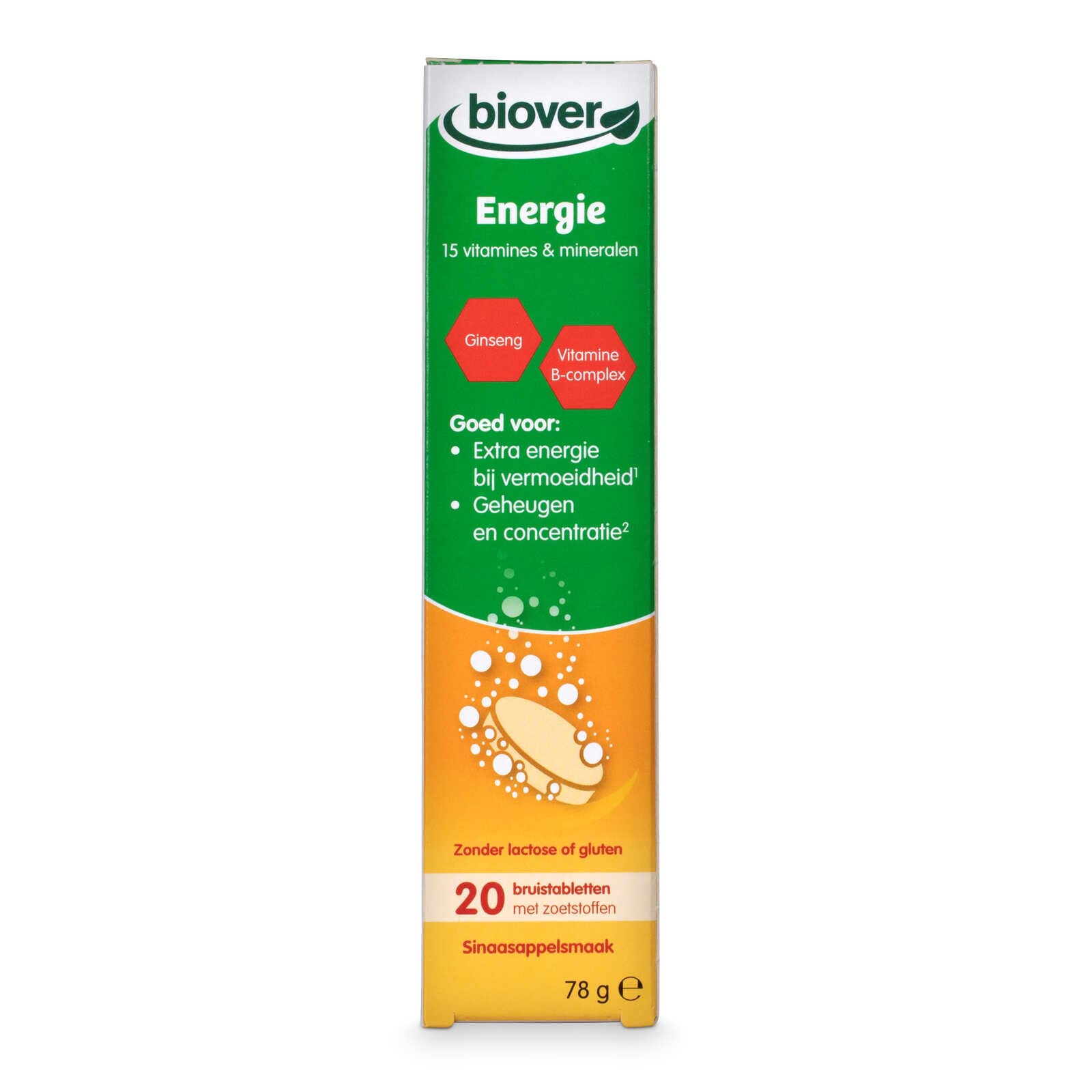 Biover Energie+ | 20 bruistabletten