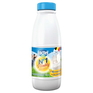 Lactel | Lait | Demi-écrémé | 10 Vitamines 