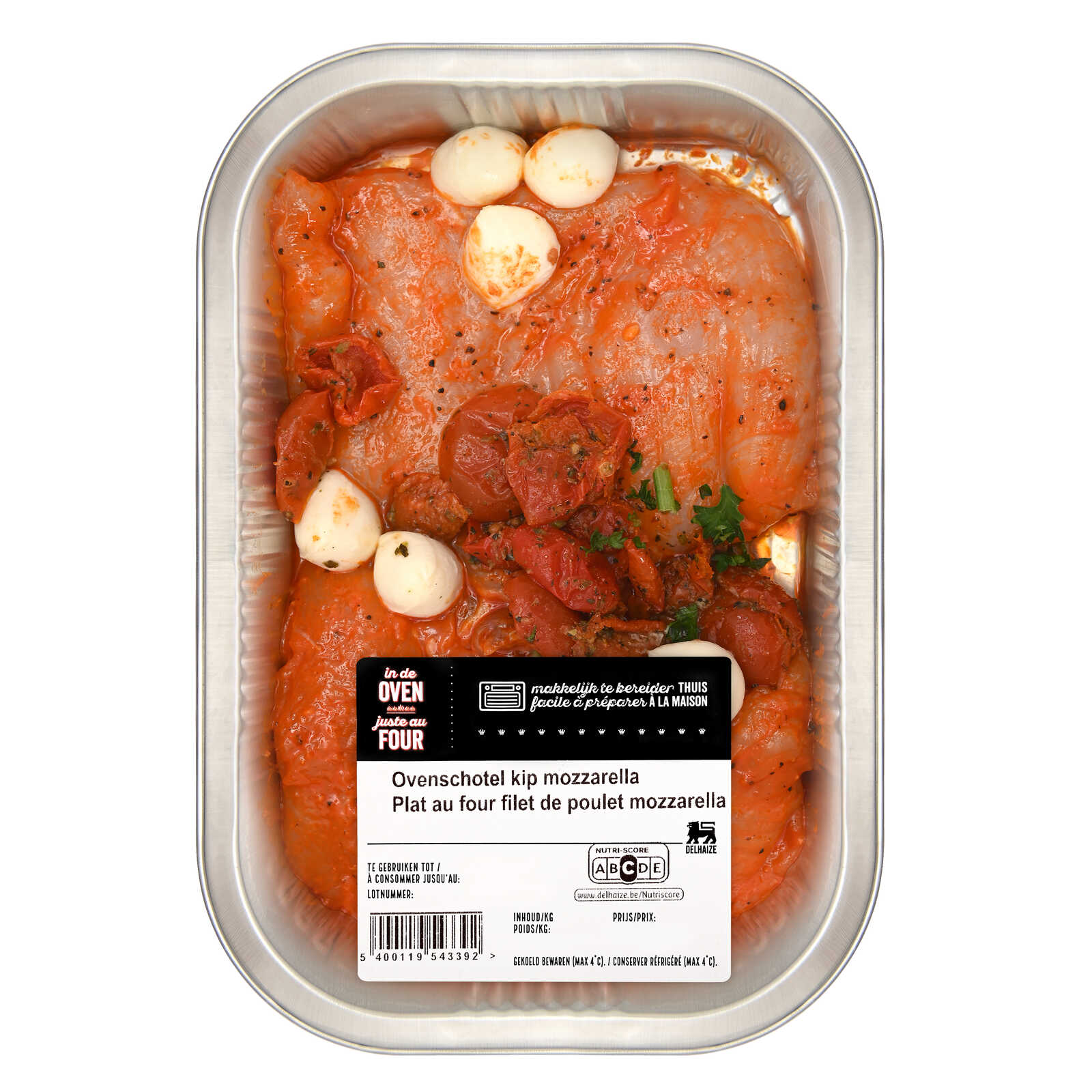 Delhaize Filet | Kip | Mozarella | Ovenschotel
