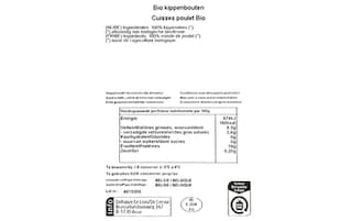 Delhaize | Bio | Cuisses | Poulet| Bio +/- 600 gr