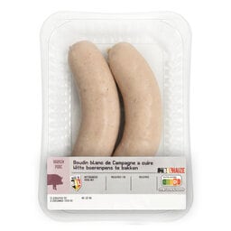 Delhaize | Boudins blanc de campagne +/- 240 gr