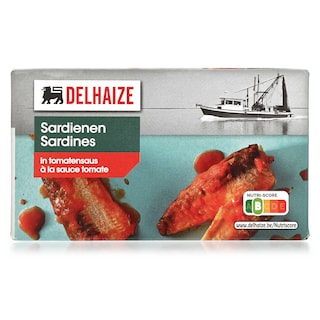Delhaize | Sardienen | Tomatensaus 