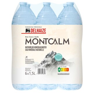 Delhaize | Montcalm | Mineraal Water | Niet bruisend | PET 6 x 1,5 l