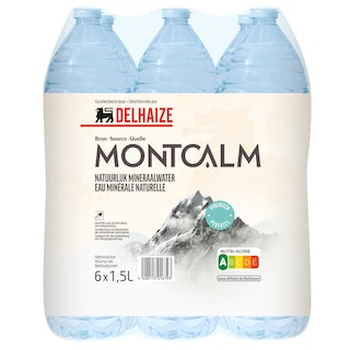 Delhaize | Montcalm | Eau Minérale| Non pétillante | PET 