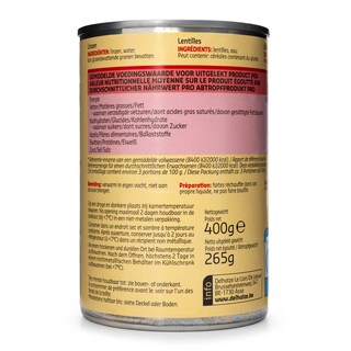 Delhaize | Lentilles 265 gr