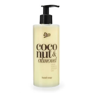 Etos | Savon mains | Pompe | Noix de coco & amande 