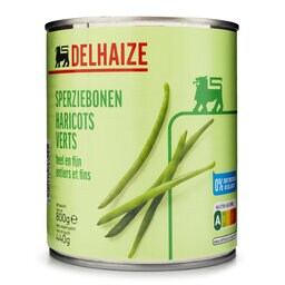Delhaize | Sperziebonen 800 gr