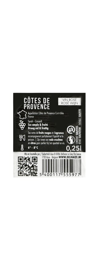 Delhaize | Côtes de Provence 25 cl