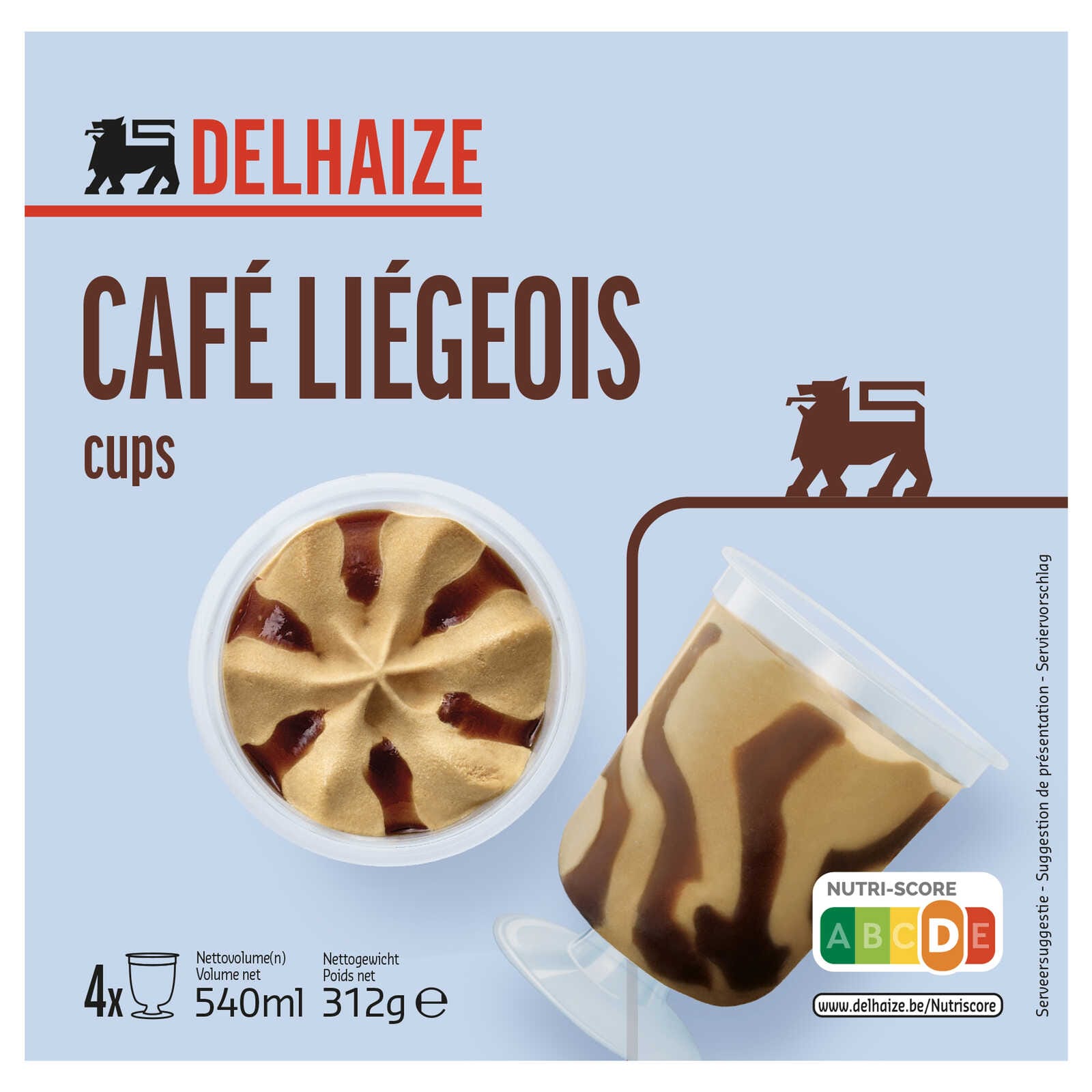 Delhaize Ijsroom | Koffieroomijs | Coupe