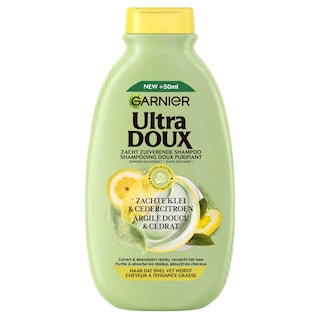 Ultra Doux | Shampoo | Klei Cedercitroen | Vettig haar 