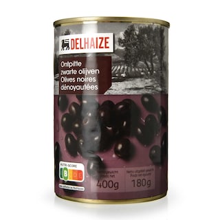 Delhaize | Olives | Noire | Dénoyautées 