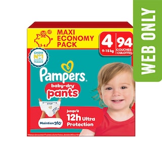 Pampers | Baby Dry Pants | Luierbroekjes | Maat 4 | Maxi Pack 