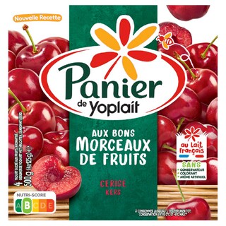 Yoplait | Panier de Yoplait | Panier de Yoplait | cerise 4 x 125 gr