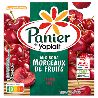 Yoplait | Panier de Yoplait | Panier de Yoplait | cerise 