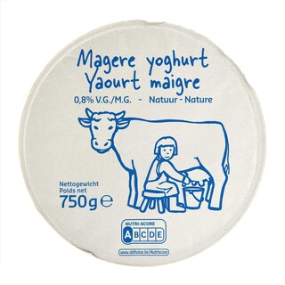 Delhaize | Yoghurt | Mager | Natuur 750 gr