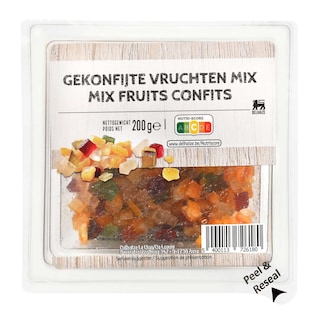 Delhaize | Gekonfijte Vruchten 200 gr