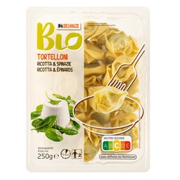 Delhaize | Bio | Ricotta Spinazie tortelloni | Bio 250 gr