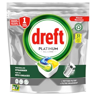Dreft | Platinum | 31 Vaatwascapsules | ADW | Patinum | Citroen 