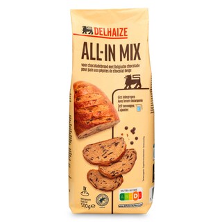 Delhaize | Delhaize | Bloem | All-in mix | Chocoladebrood 500 gr