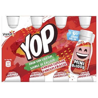 Yoplait | Mini Yop | Aardbei 8 x 100 gr