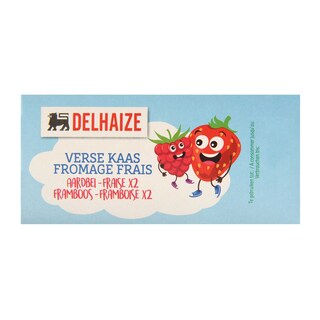Delhaize | Fromage frais | Fraise-framboises 4 x 90 gr