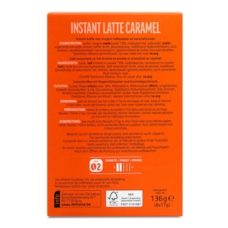 Delhaize | Koffie | Oplos | Sticks | Latte Caramel 