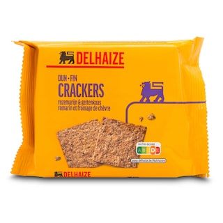 Delhaize | Crackers | Rozemarijn | Geitenkaas 100 gr