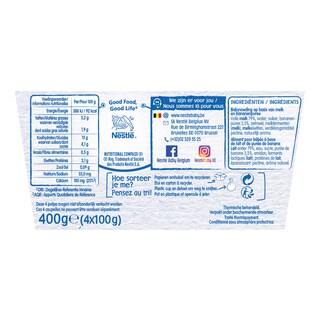 Nestlé | Yogolino | Laitage | Banane | 6 mois 4 x 100 gr
