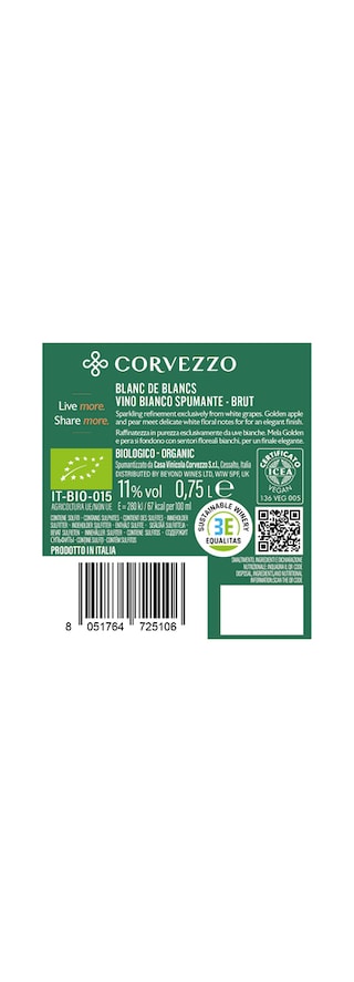 Corvezzo | Blanc de Blancs | Bio | Brut 