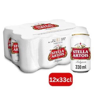 Stella Artois | Bière Blonde | Pils | 5,2% Alc. | Canette 