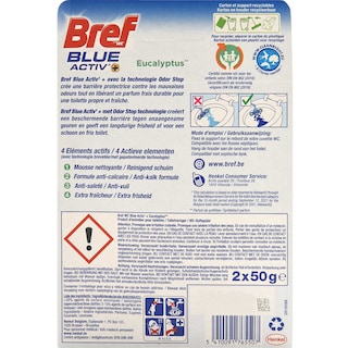 Bref WC | Bloc WC | Blue Activ+ | Eucalyptus 