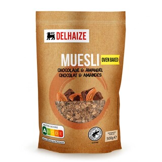 Delhaize | Muesli | Chocolat | amandes 500 gr