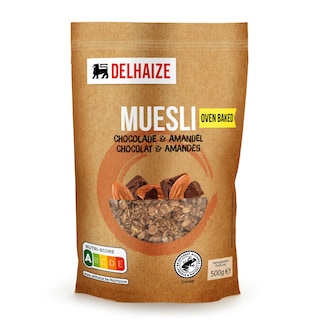 Delhaize | Muesli | Chocolade | Amandel 