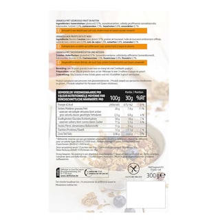 Delhaize | No-Gluten ! | Havermout | Cashewnoten | Hazelnoten | Amanades. 300 gr