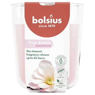 Bolsius | Kaars Geurglas | 97/85 | Magnolia 1 st