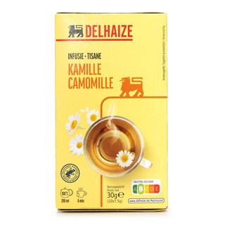Delhaize | Tisane | Camomille 20 x 1,5 gr