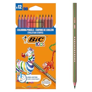 Bic | Kids | Crayons de couleur | Tropcolors 12 pc